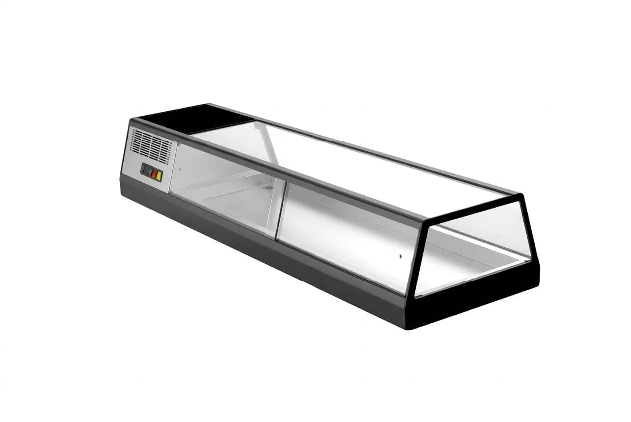 FLT-180 Düz Camlı Teşhir Unitesi