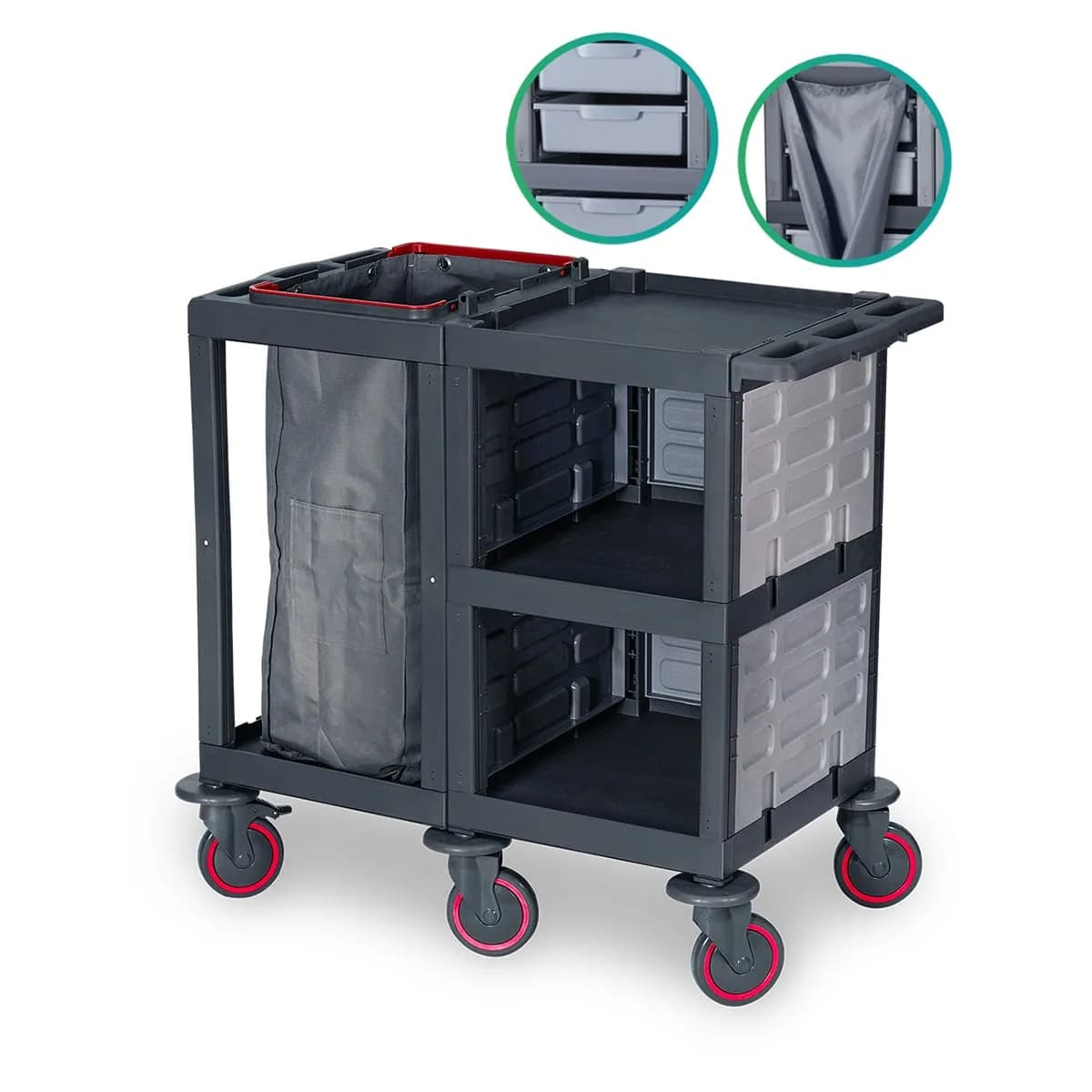 Pro Plus 261 Plastik Servis Arabası