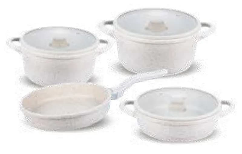Manolya Bej 7 Parça Granit Set