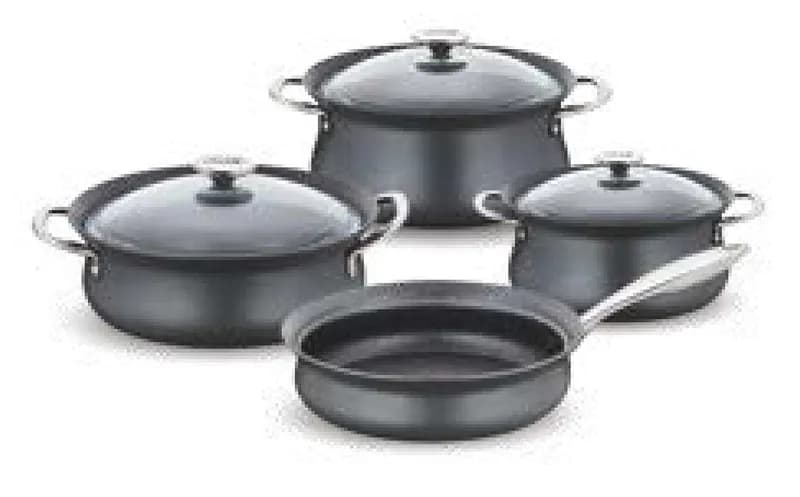 Efsane Gri 7 Parça Granit Set