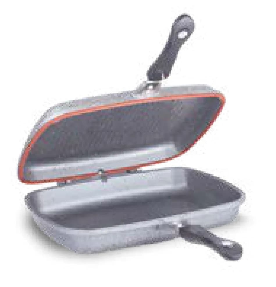 Balık ve Izgara Tavası Gri 36 cm